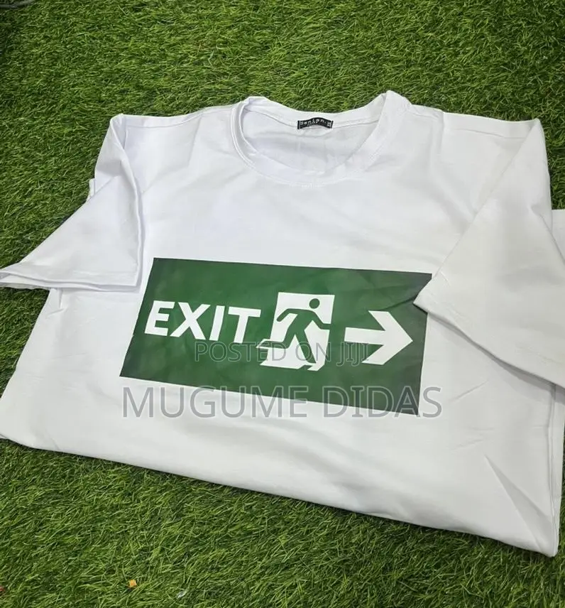 Exit Unisex Printed Cotton T-Shirts