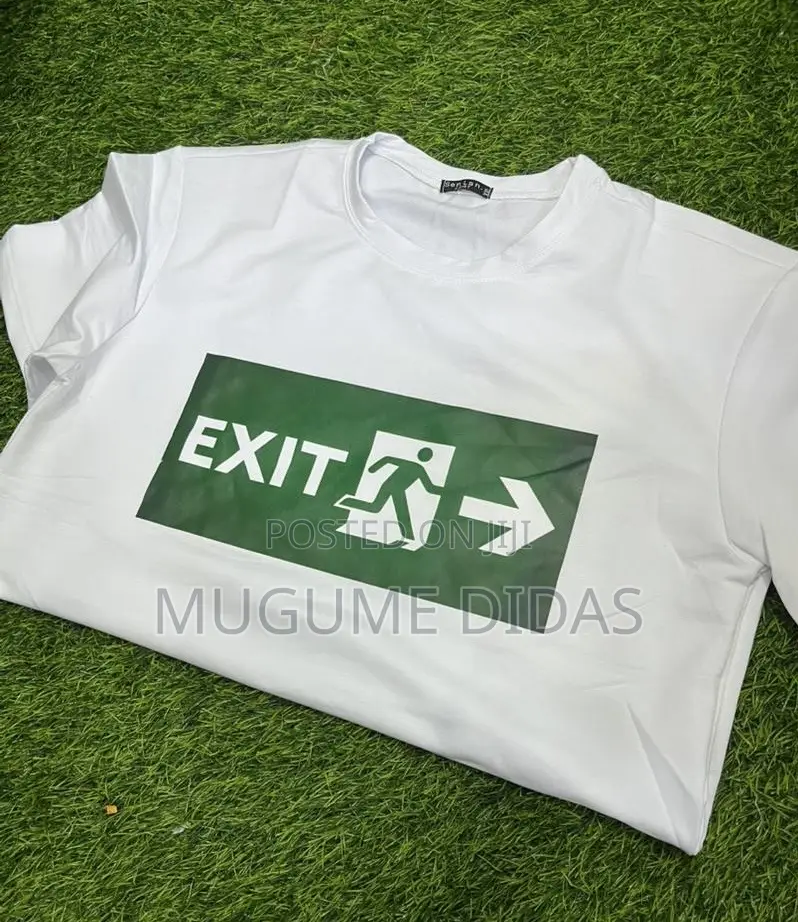 Exit Unisex Printed Cotton T-Shirts