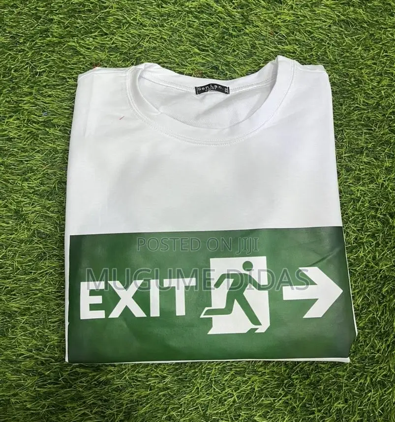 Exit Unisex Printed Cotton T-Shirts