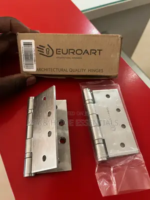 Euroart Stainless Steel Ball Bearing Hinges - 4" Heavy Duty