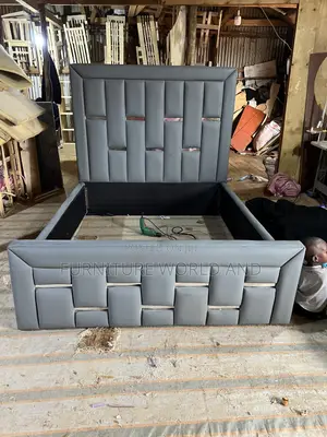 A Grey and Silver Bed