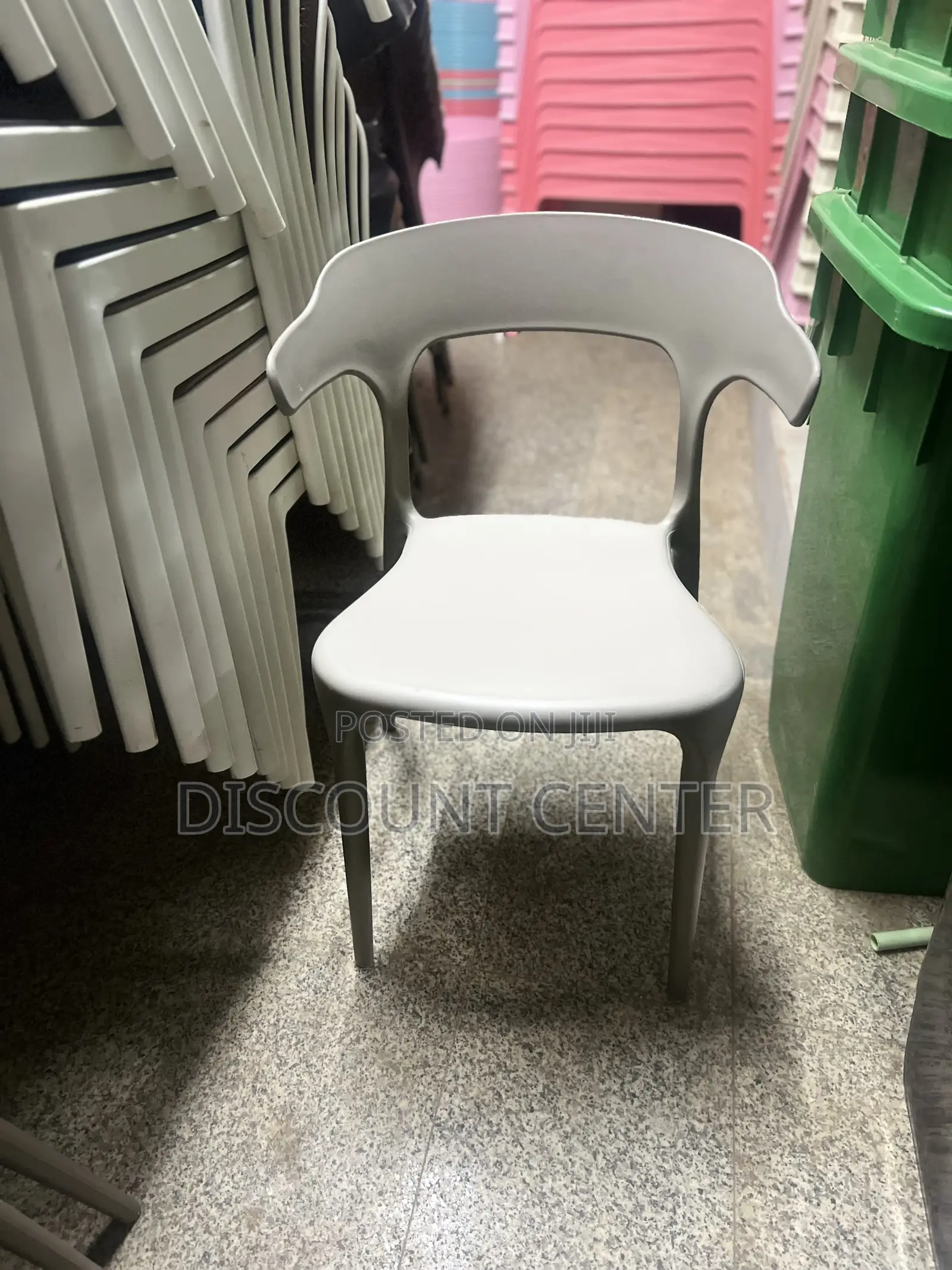 Plastic Chair Mid Back Design