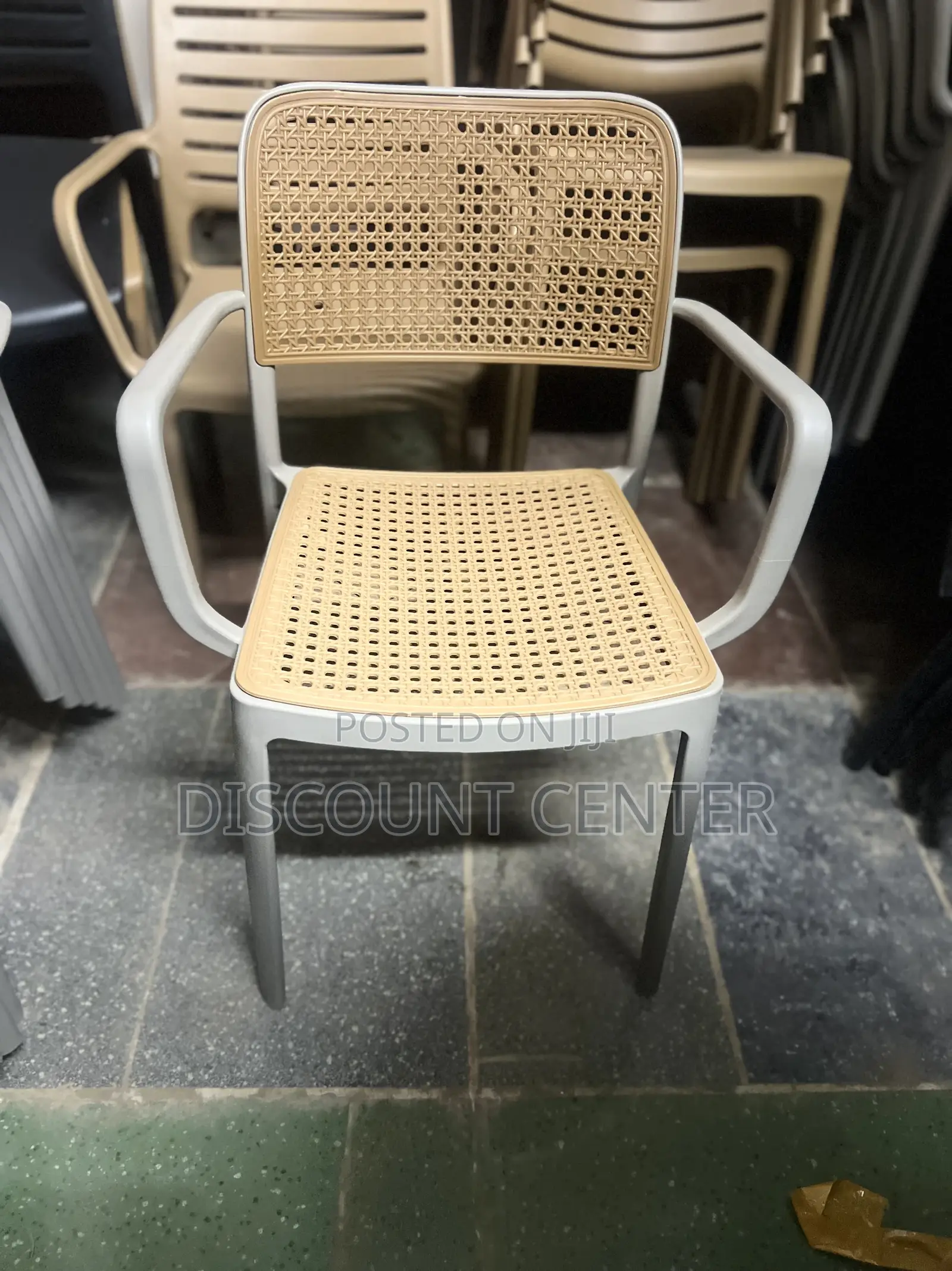 Plastic Chair Fixed Arm