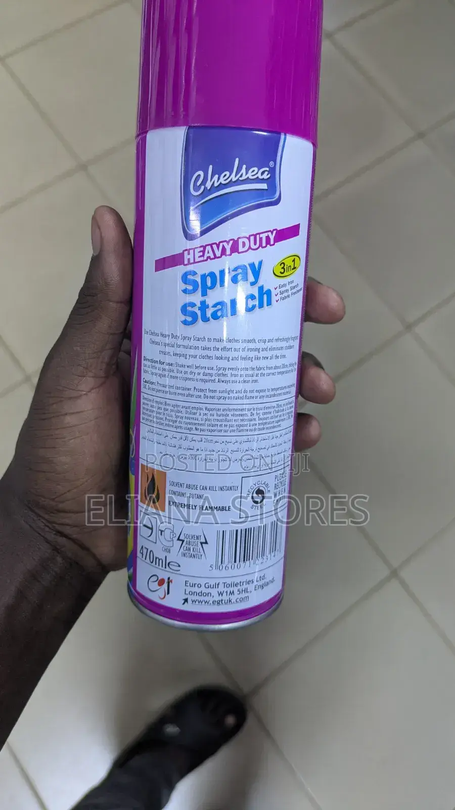 Chelsea Heavy Duty Spray Starch/Flat Iron Cleaner