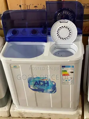 Adh 7kg Twin Tub Washing Machine in White