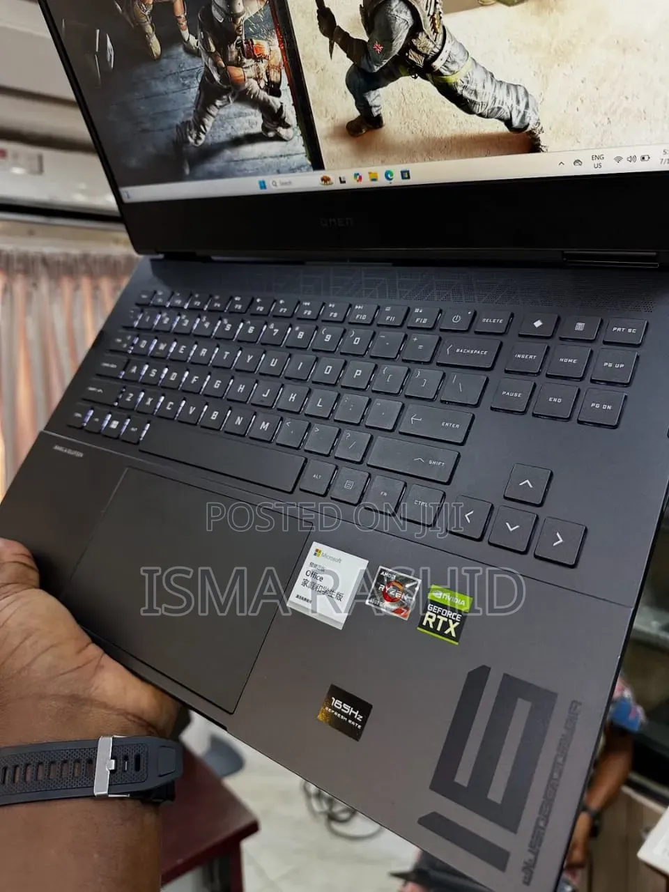 Laptop HP Omen 16 8GB AMD Ryzen 7 SSD 256GB