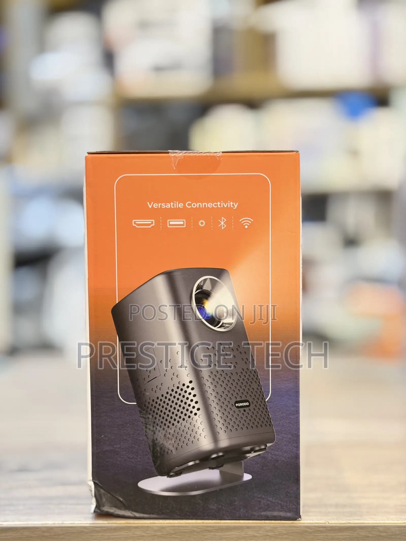 Porodo Gobo Portable Air Projector, Rechargeable Projector