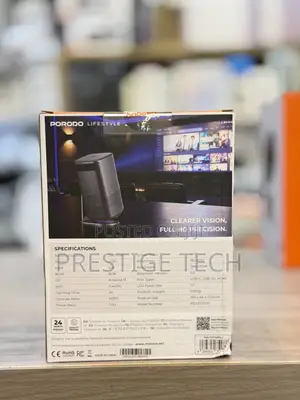 Porodo Gobo Portable Air Projector, Rechargeable Projector