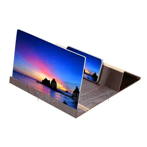 Crony 12 Inch Screen Magnifier Smartphone, 3d Hd Movie Amplifier, Wood