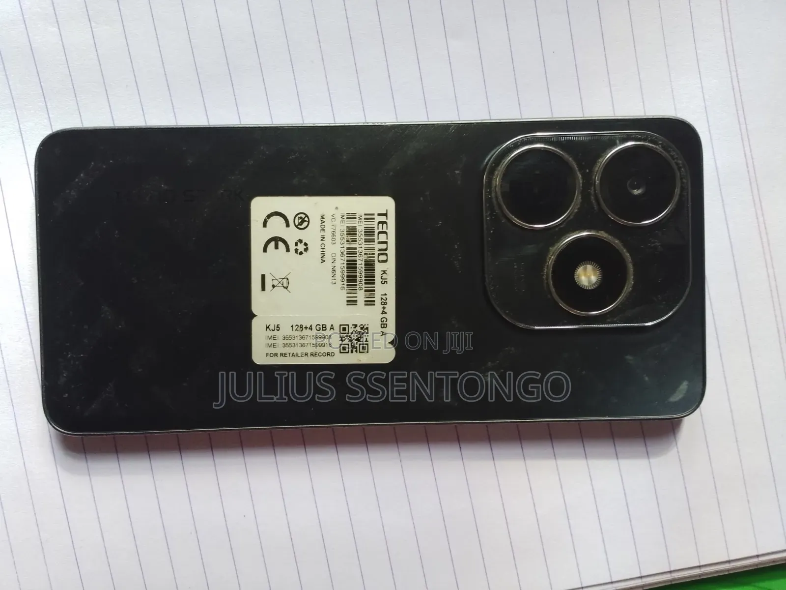 Tecno Spark 20 128 GB Black