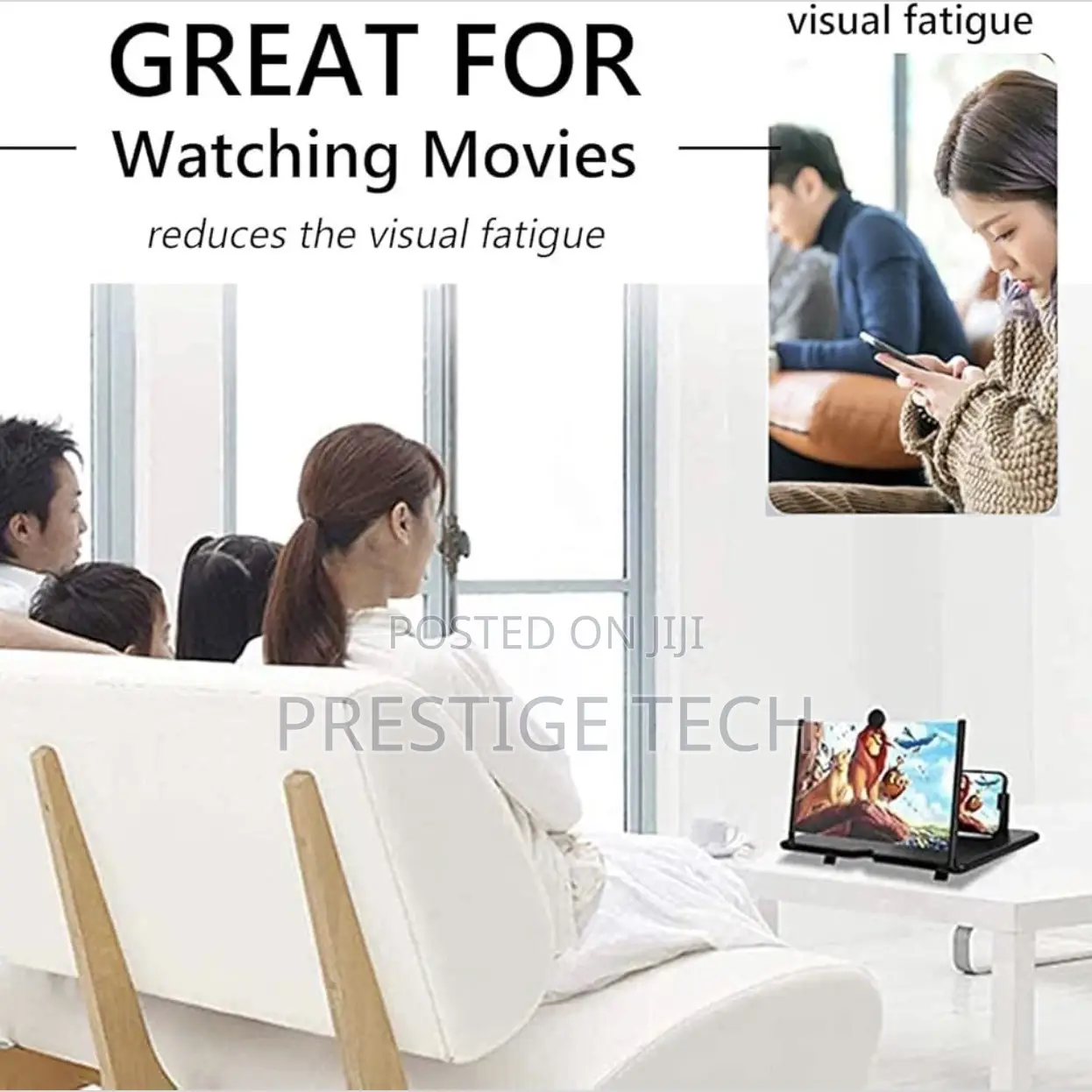 3d Mobile Phone Video Magnifier Screen Amplifier, Portable Home Cinema