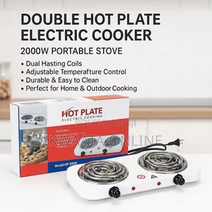 Double Electric Burner Hot Plate Coil Cooking Stove/Heater