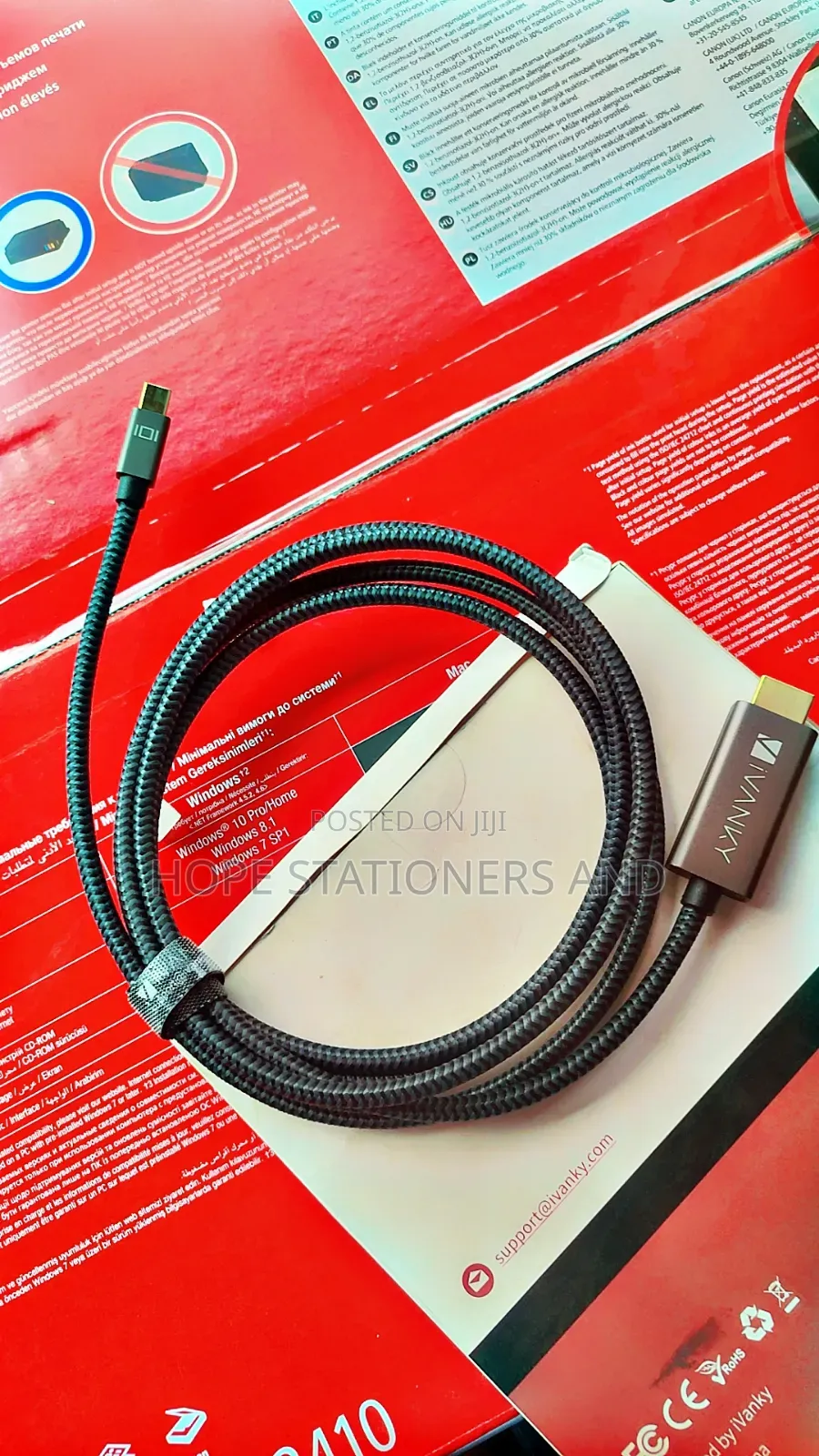 Thunderbolt to Hdmi Cable / Mini Display Port to Hdmi Cable