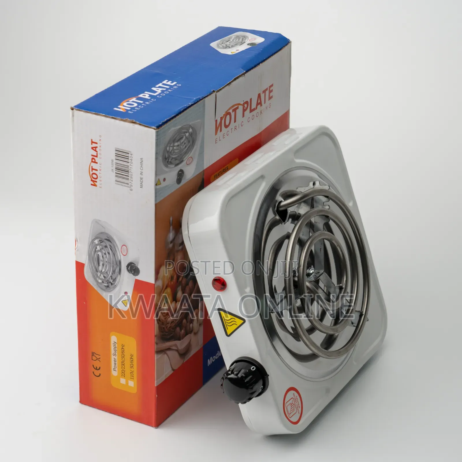 Electric Hot Plate Single Coil Burner Spiral Stove-1000w