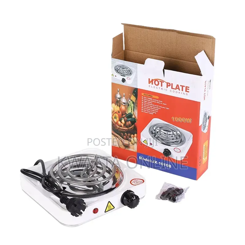 Electric Hot Plate Single Coil Burner Spiral Stove-1000w