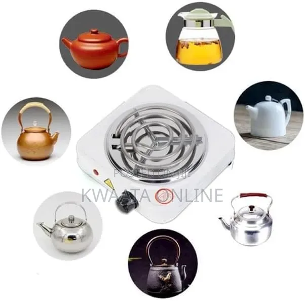 Electric Hot Plate Single Coil Burner Spiral Stove-1000w
