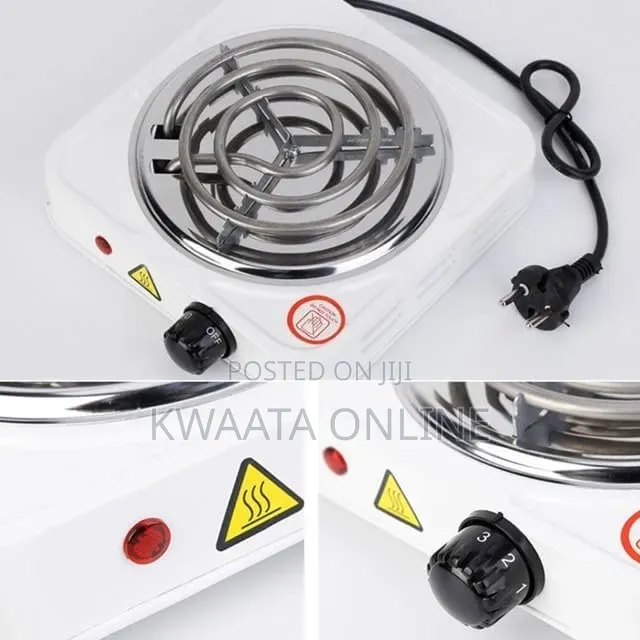 Electric Hot Plate Single Coil Burner Spiral Stove-1000w
