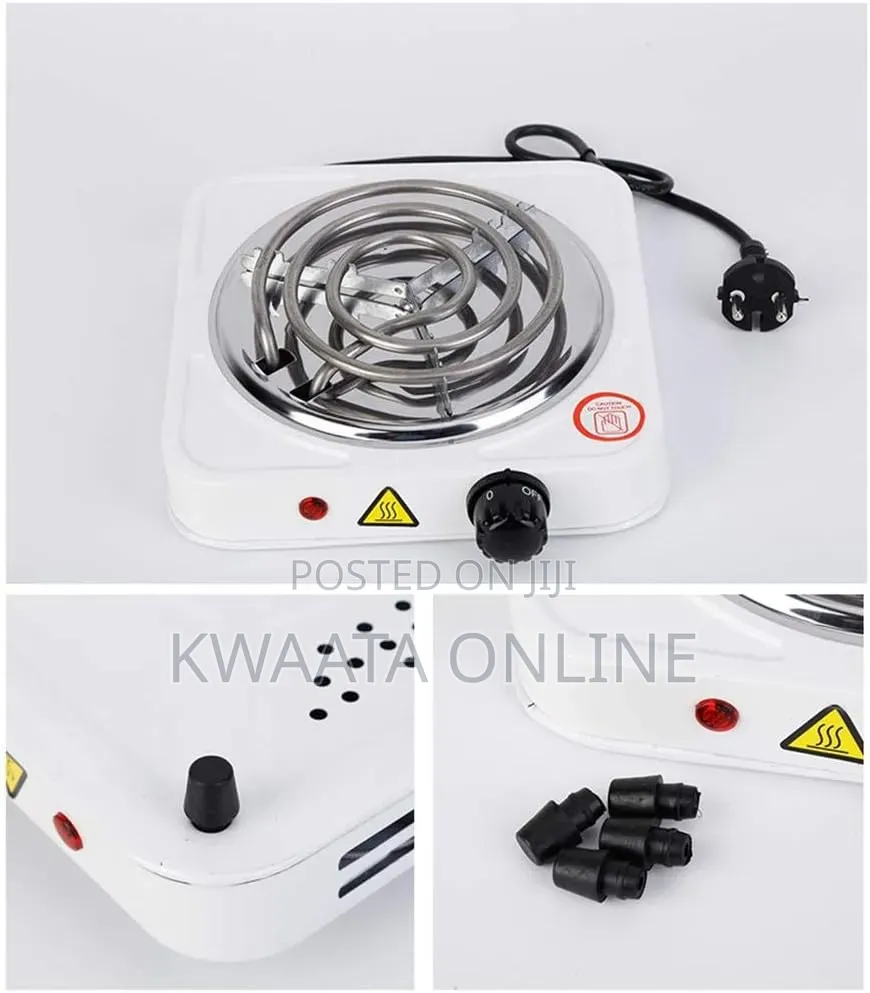 Electric Hot Plate Single Coil Burner Spiral Stove-1000w