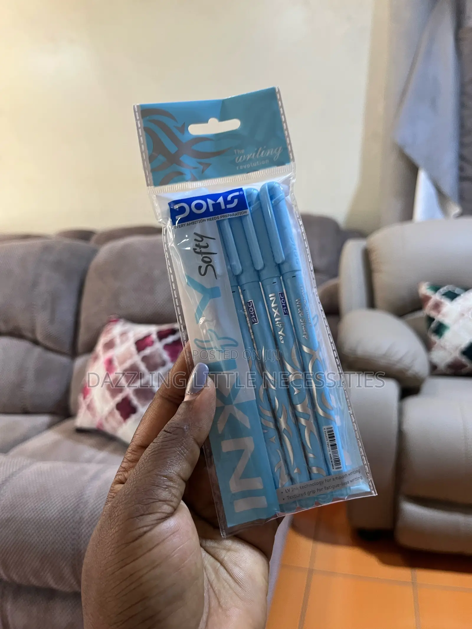 Doms Inxify Softy Pens (Pack of 5) - Blue