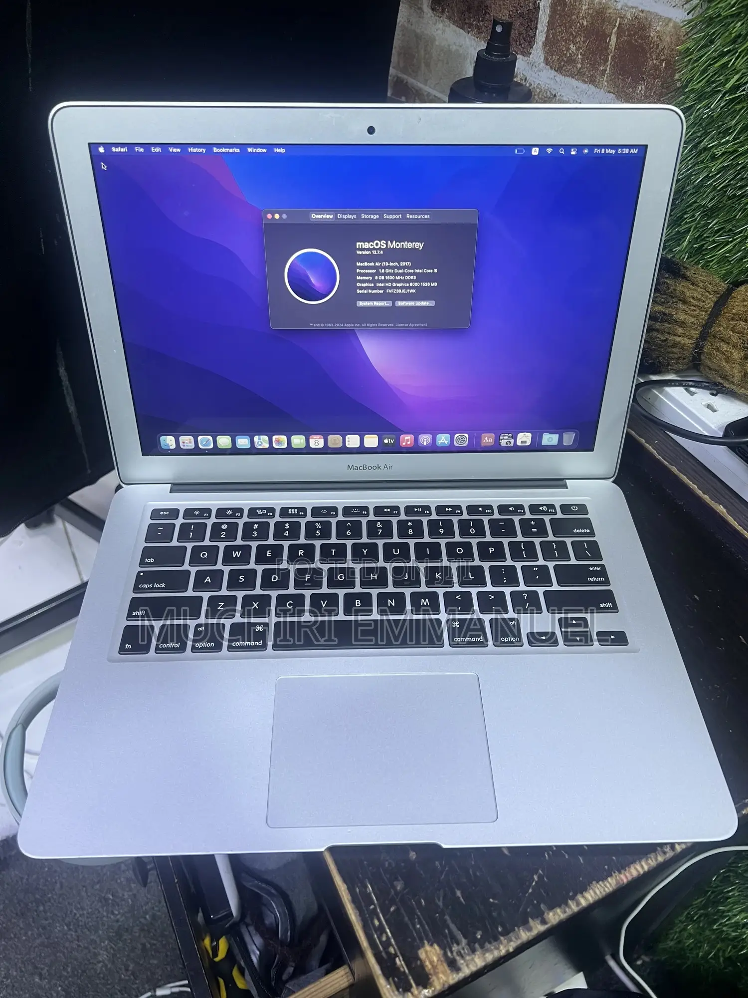 Laptop Apple MacBook Air 2017 8GB Intel Core i5 SSD 128GB