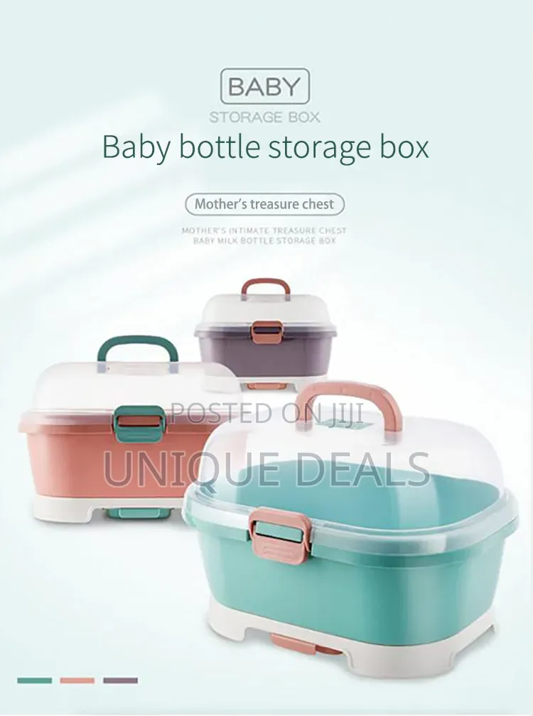 Baby Bottle Holder, Toddler Bottles Storage Box