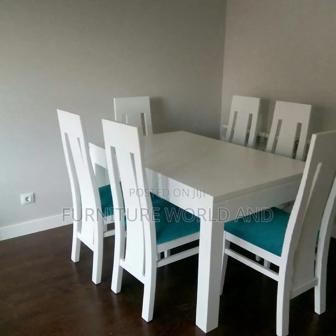 A White Dining Table