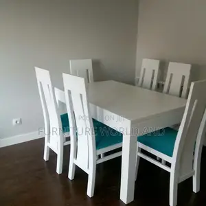 A White Dining Table