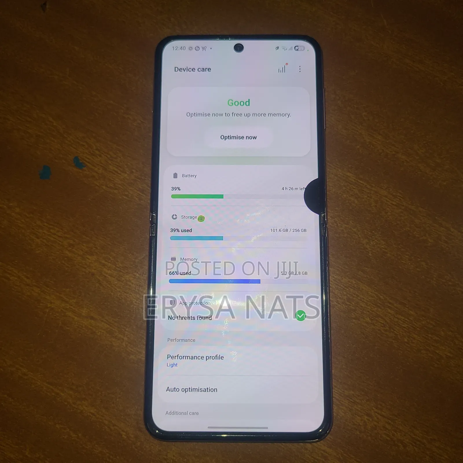 Samsung Galaxy Z Flip4 256 GB Gold