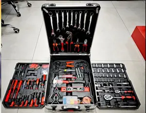 799-Piece Mechanic Tool Set a Durable Aluminum Trolley Case With