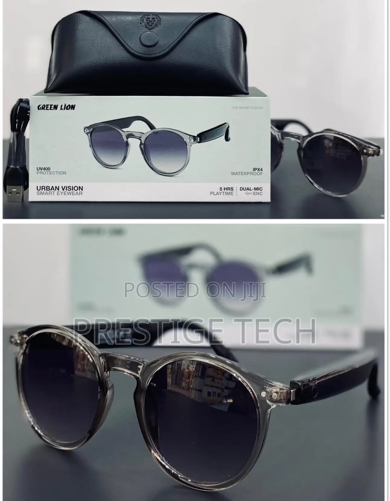 Green Lion Urban Vision Smart Bluetooth Glasses, Photochromic Lenses