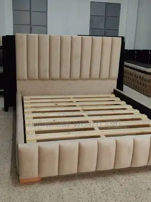 A Cream Line Bed