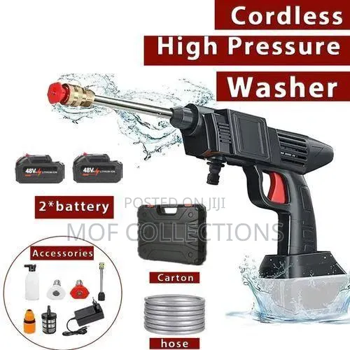 2 Batteries Pressure Car Washer And Sprayers