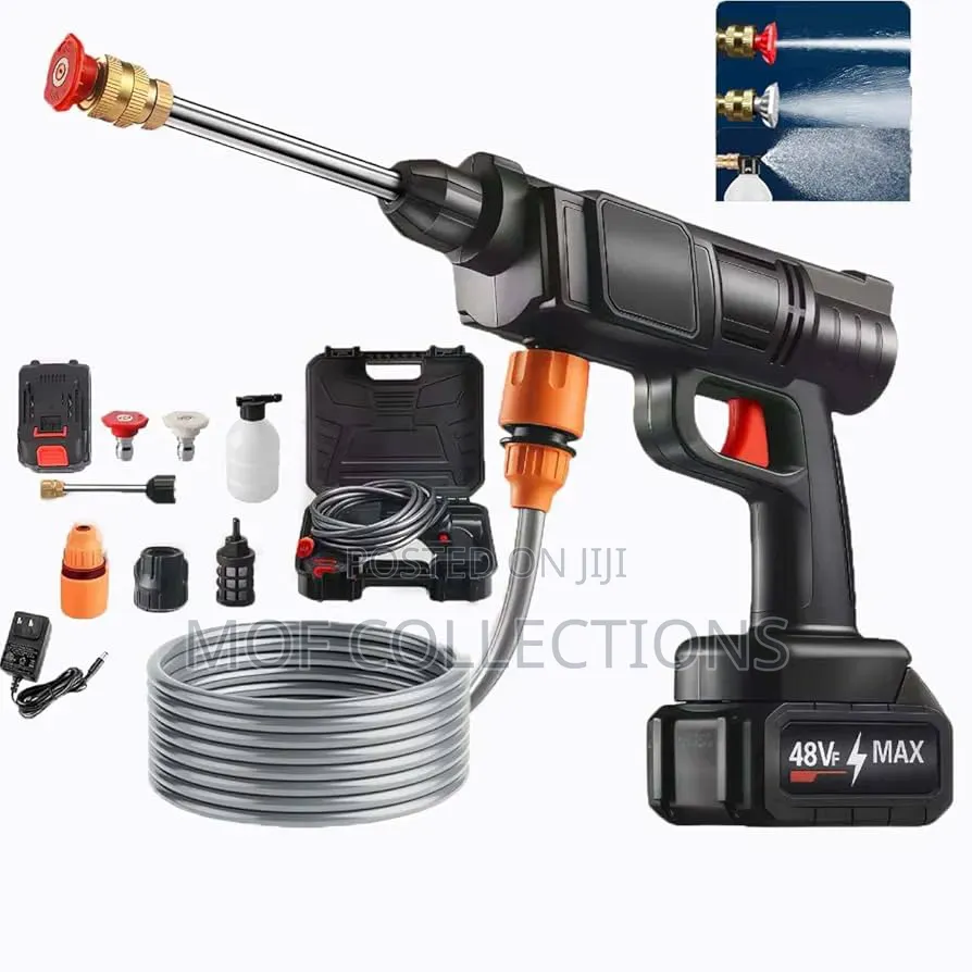 2 Batteries Pressure Car Washer And Sprayers