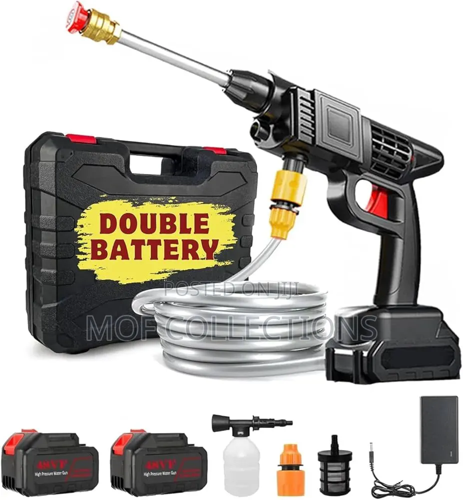 2 Batteries Pressure Car Washer And Sprayers