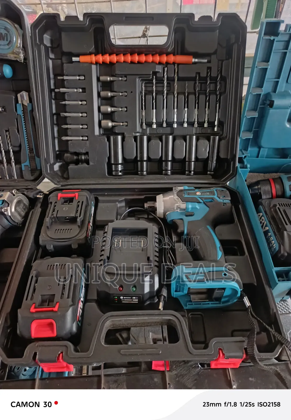 800nm Cordless Electric Impact Wrench 1/2'' Gun