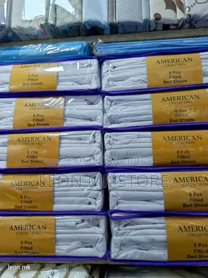 Plain Fitted American Bedsheets Sets