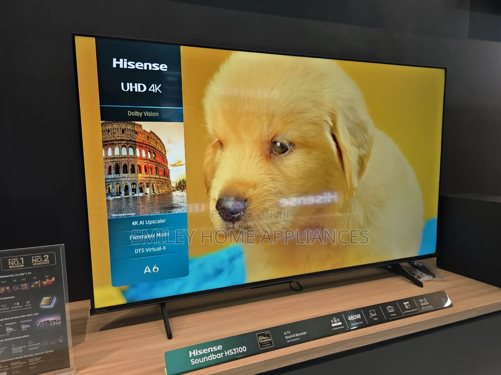 2026 Brand New Hisense 55inches A6 Series Vidaa Smart A.I Tv