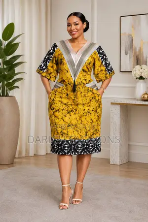 Ashoke African Print Dress