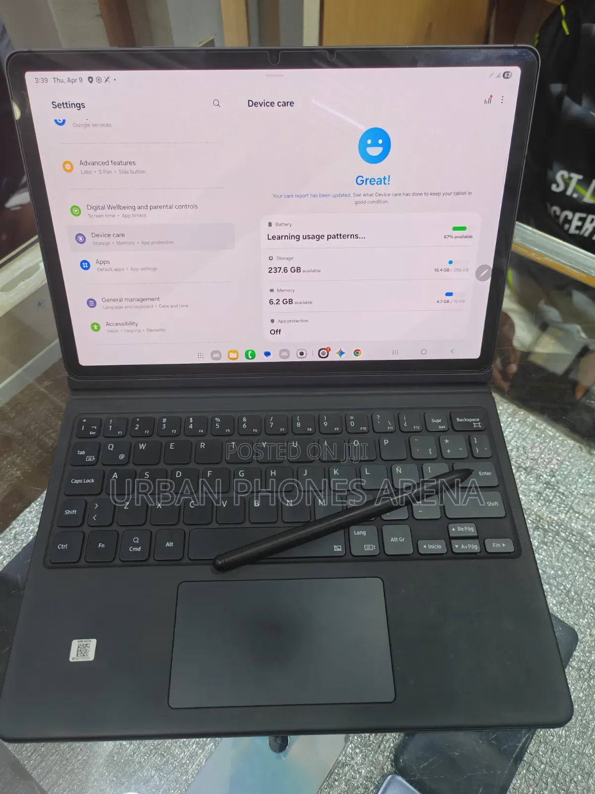 Samsung Galaxy Tab S9 256 GB Gray