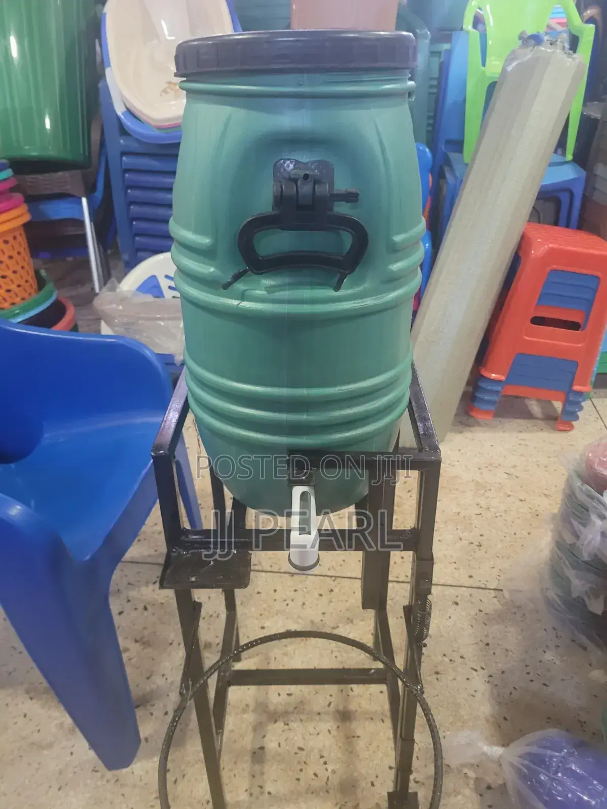 Pedal Mettallic Stand W8th Its Drum