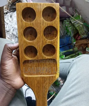 Wooden Glass Holder