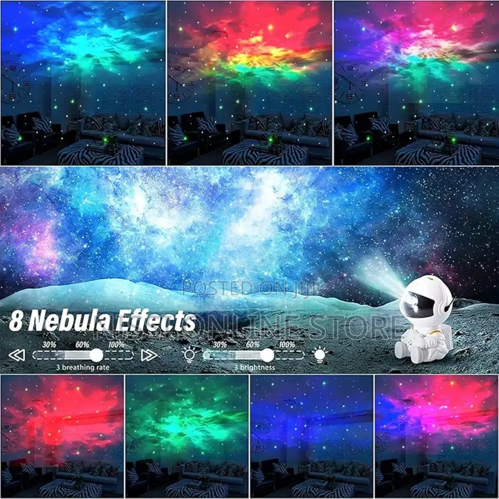 270° Astronaut Star Projector Galaxy