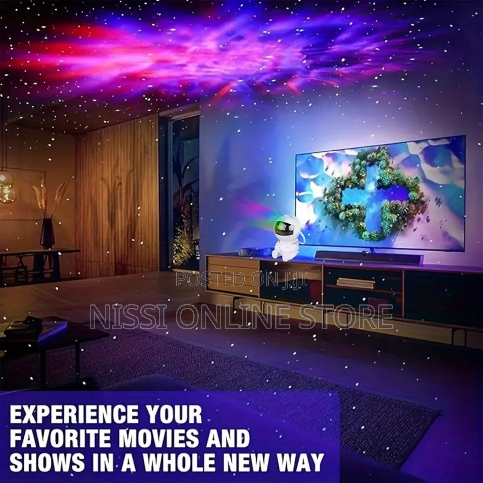 270° Astronaut Star Projector Galaxy