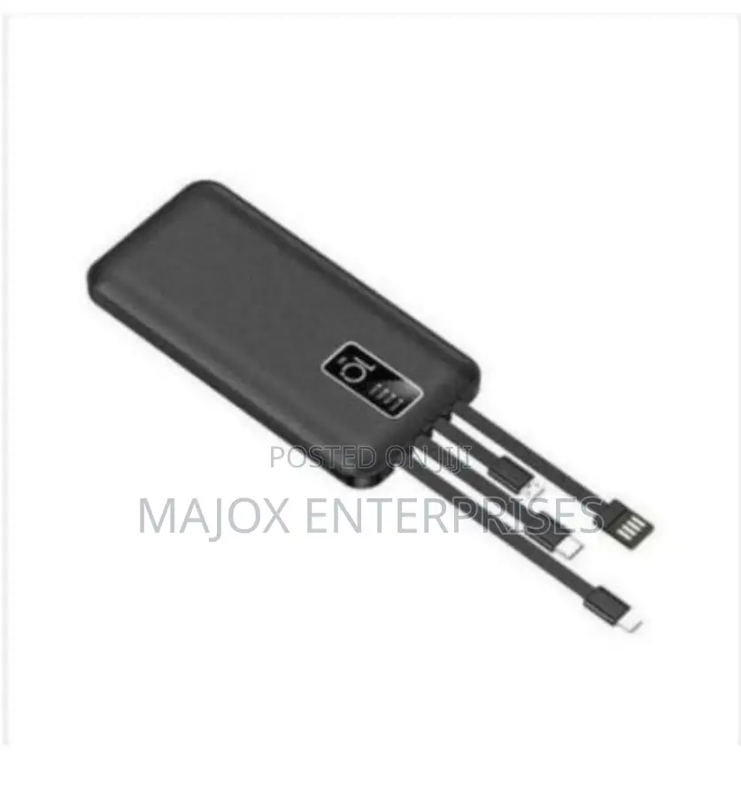 Power Bank 20000mah Ultra High Capacity With Inbuilt Cables (Type-C, M