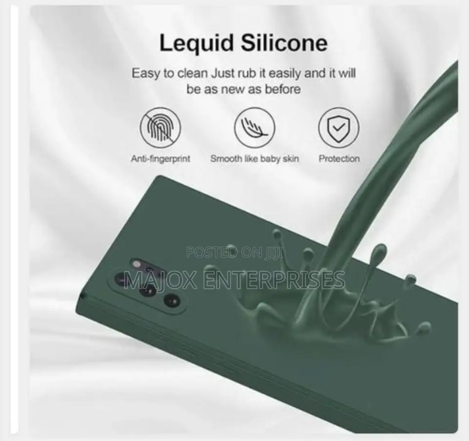 Samsung Galaxy Note 10, Note 10 Plus Silicone Cover Green