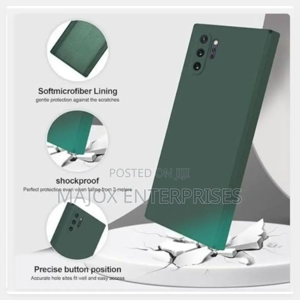 Samsung Galaxy Note 10, Note 10 Plus Silicone Cover Green