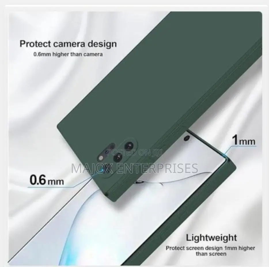 Samsung Galaxy Note 10, Note 10 Plus Silicone Cover Green