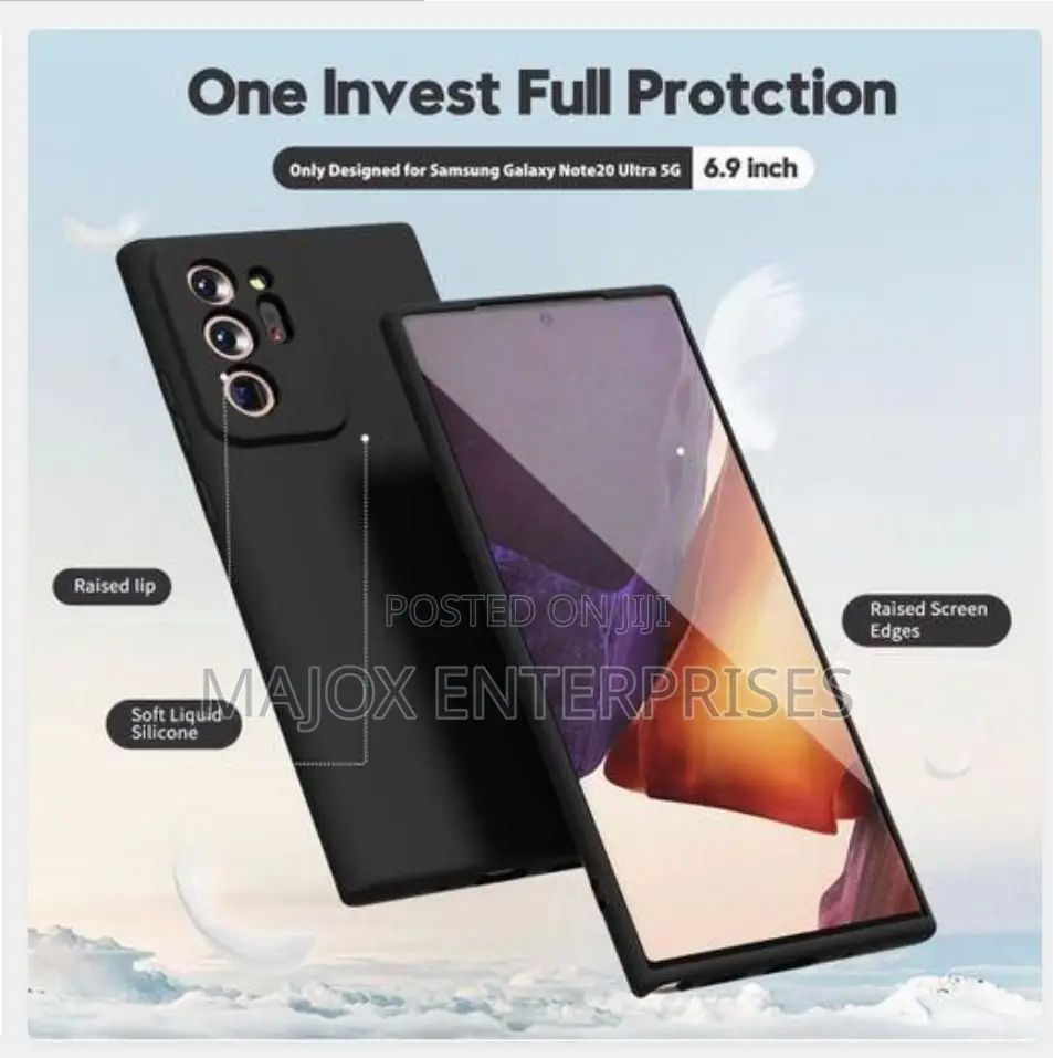 Samsung Galaxy Note 20 Ultra Case - Soft Liquid Silicone Matte Cover