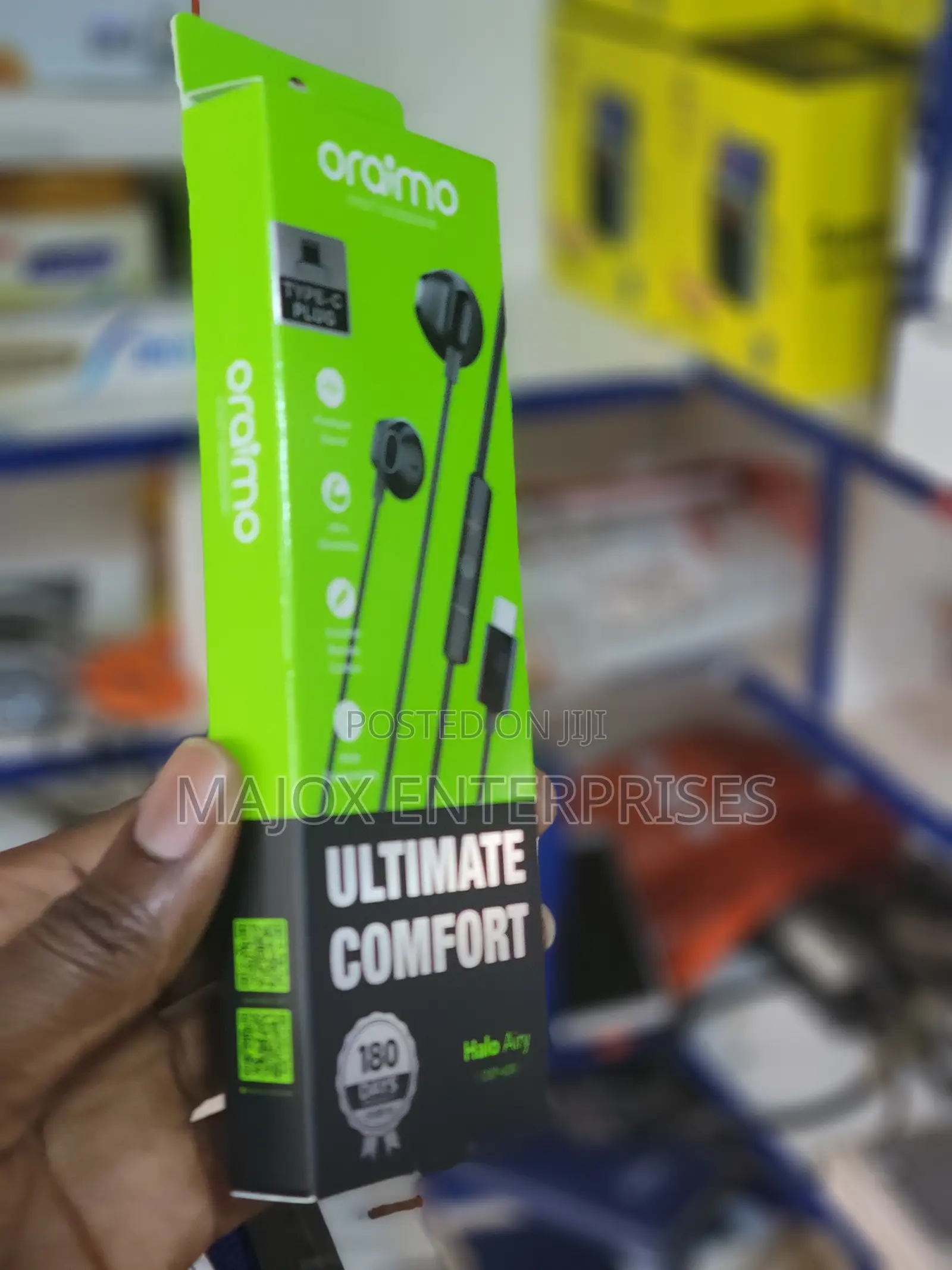 Oraimo Halo Airy Type-C Half in-Ear Wired Headphones