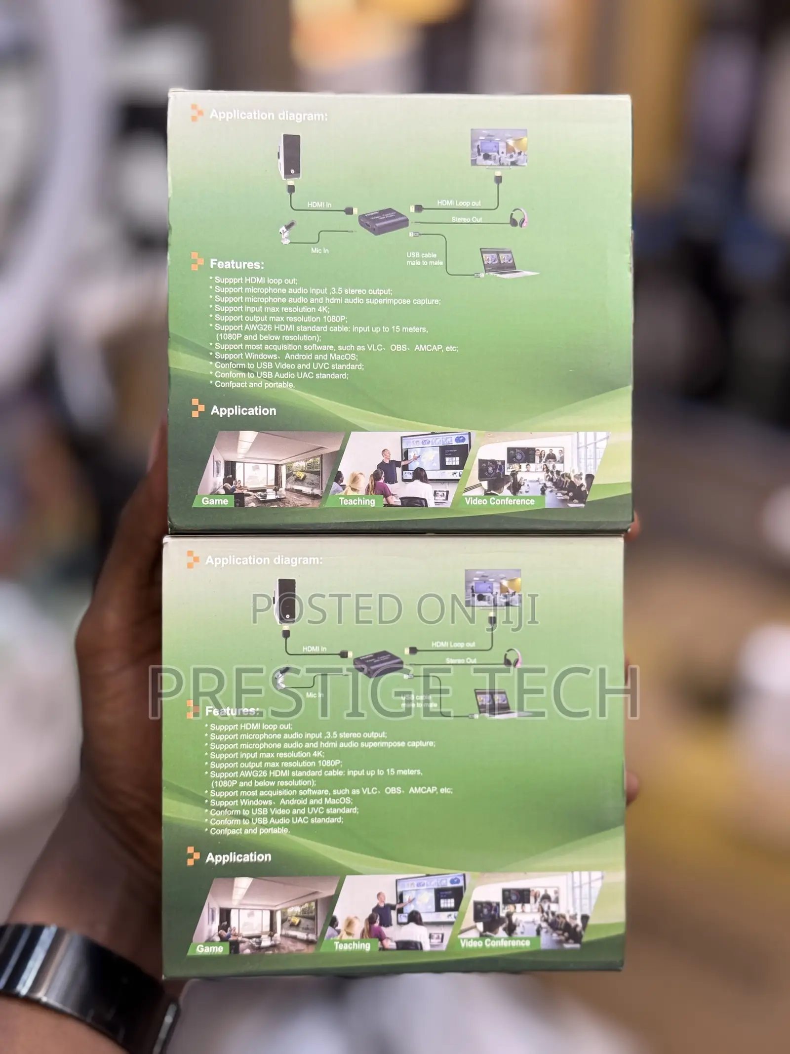 Hdmi Video Capture Card With Audio and Mic Input